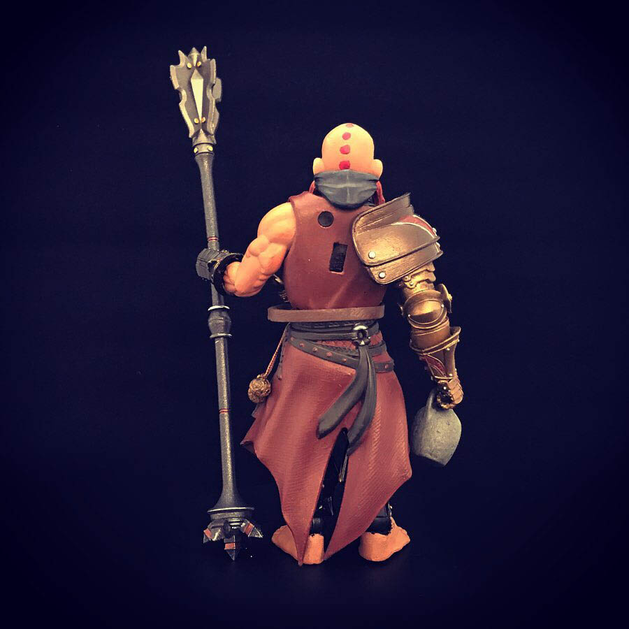 Mythic Legions Dwarf monk brewmaster custom
