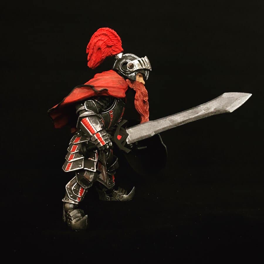Mythic Legions Dwarf knight custom