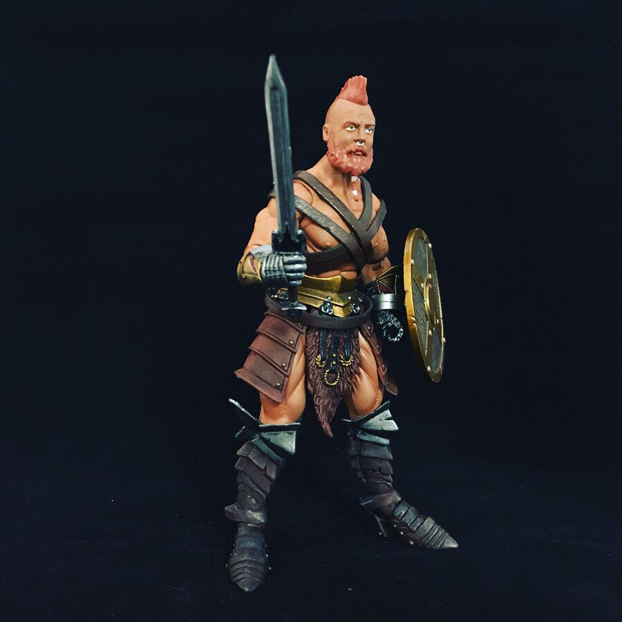 Mythic Legions Barbarian custom