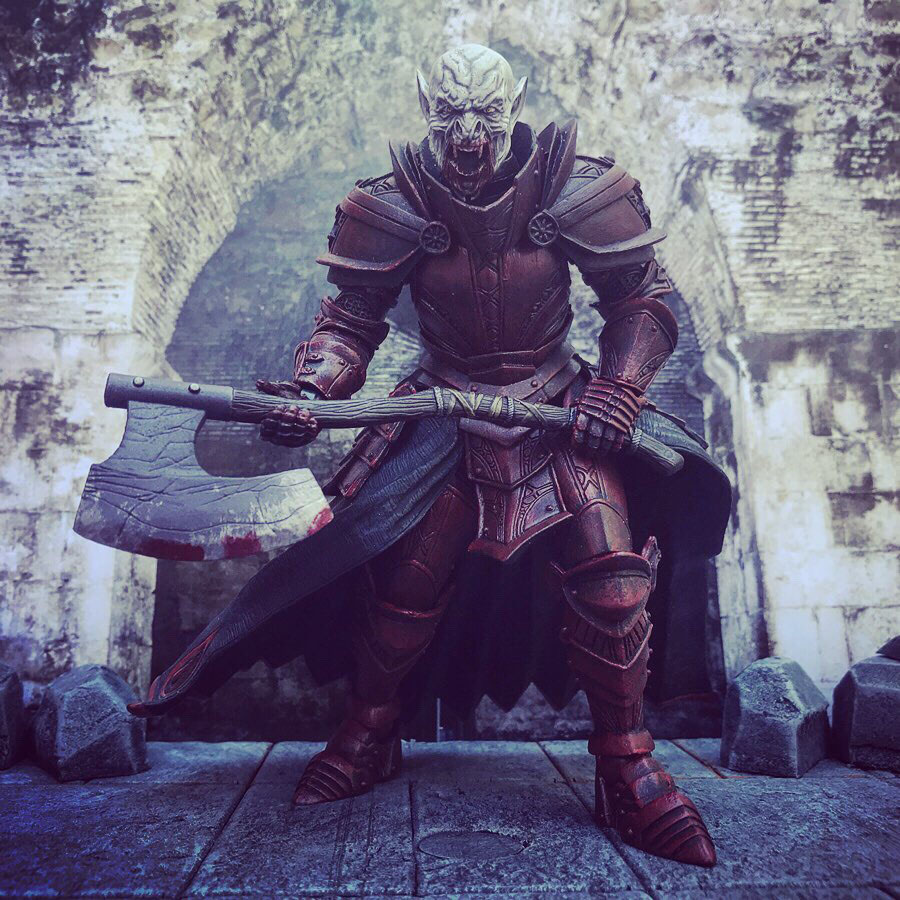 Custom Wired Purple Cape For VALLAK & 1.0 Vampire Body - Mythic Legions Figure Accessory (Cape Only)