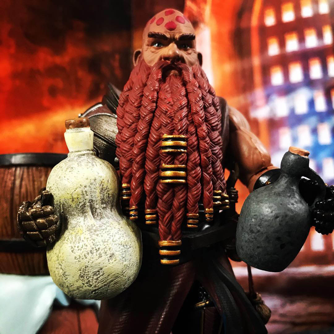 Mythic Legions Dwarf monk brewmaster custom