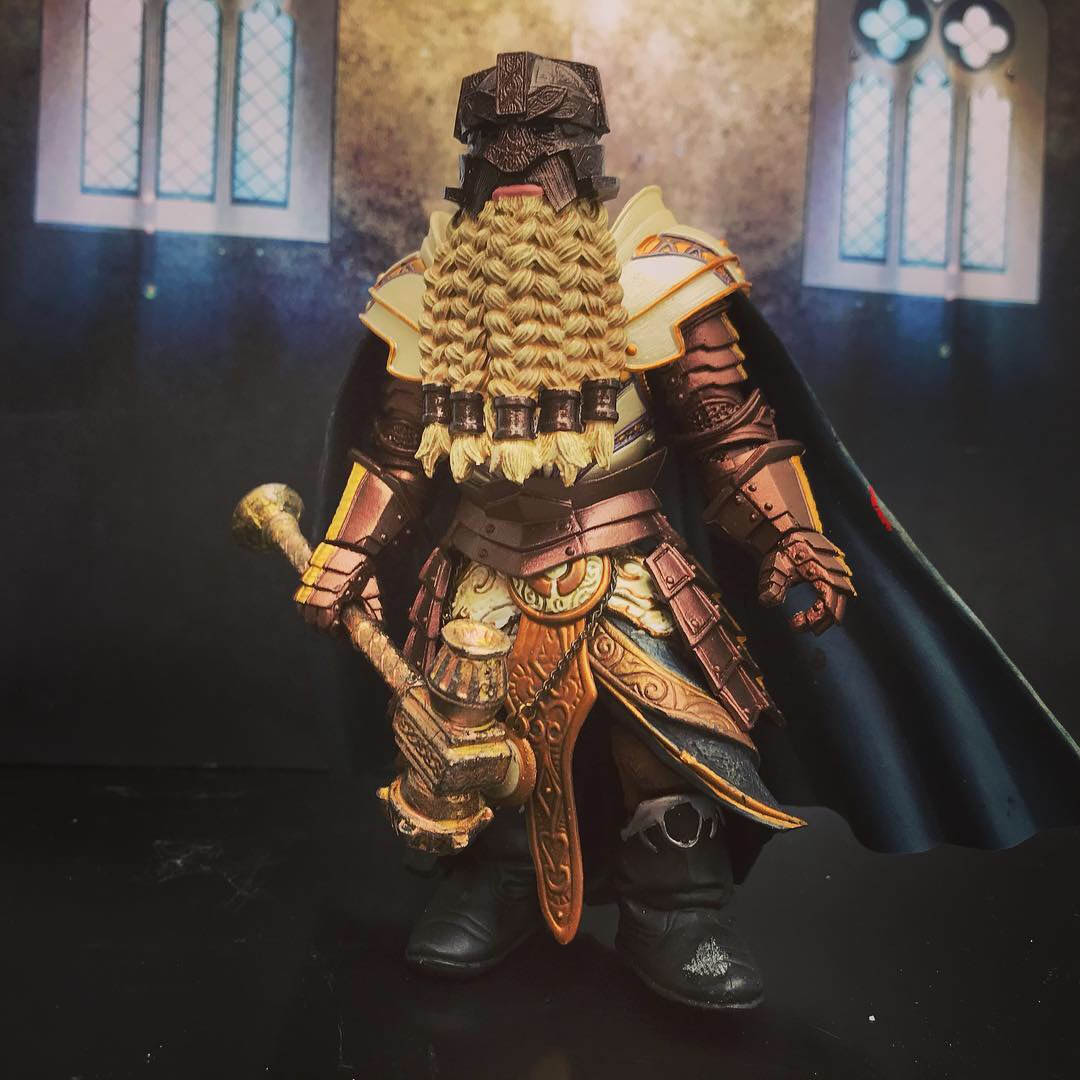 Mythic Legions dwarf cleric custom