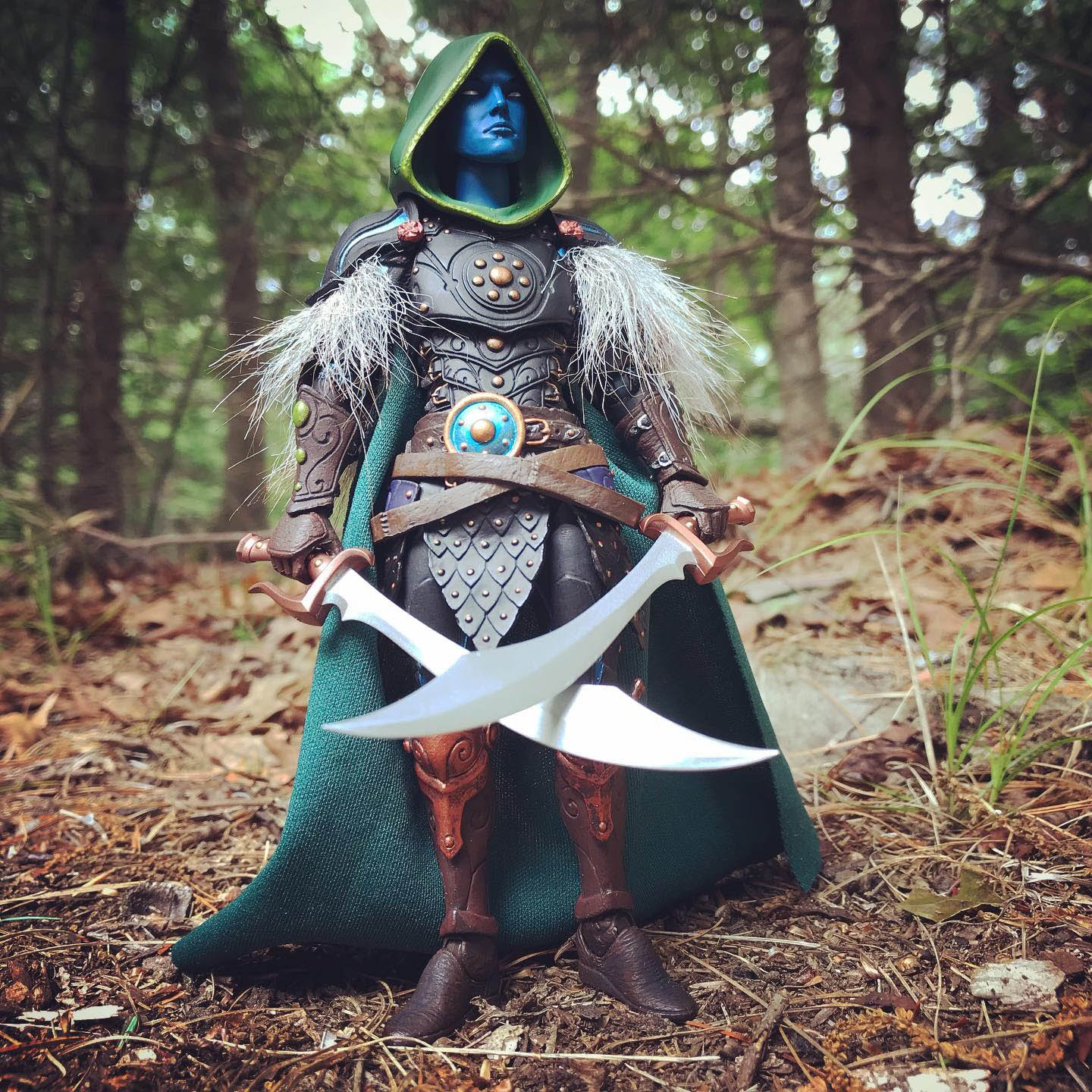 Mythic Legions drow elf ranger Drizzt Do'Urden custom