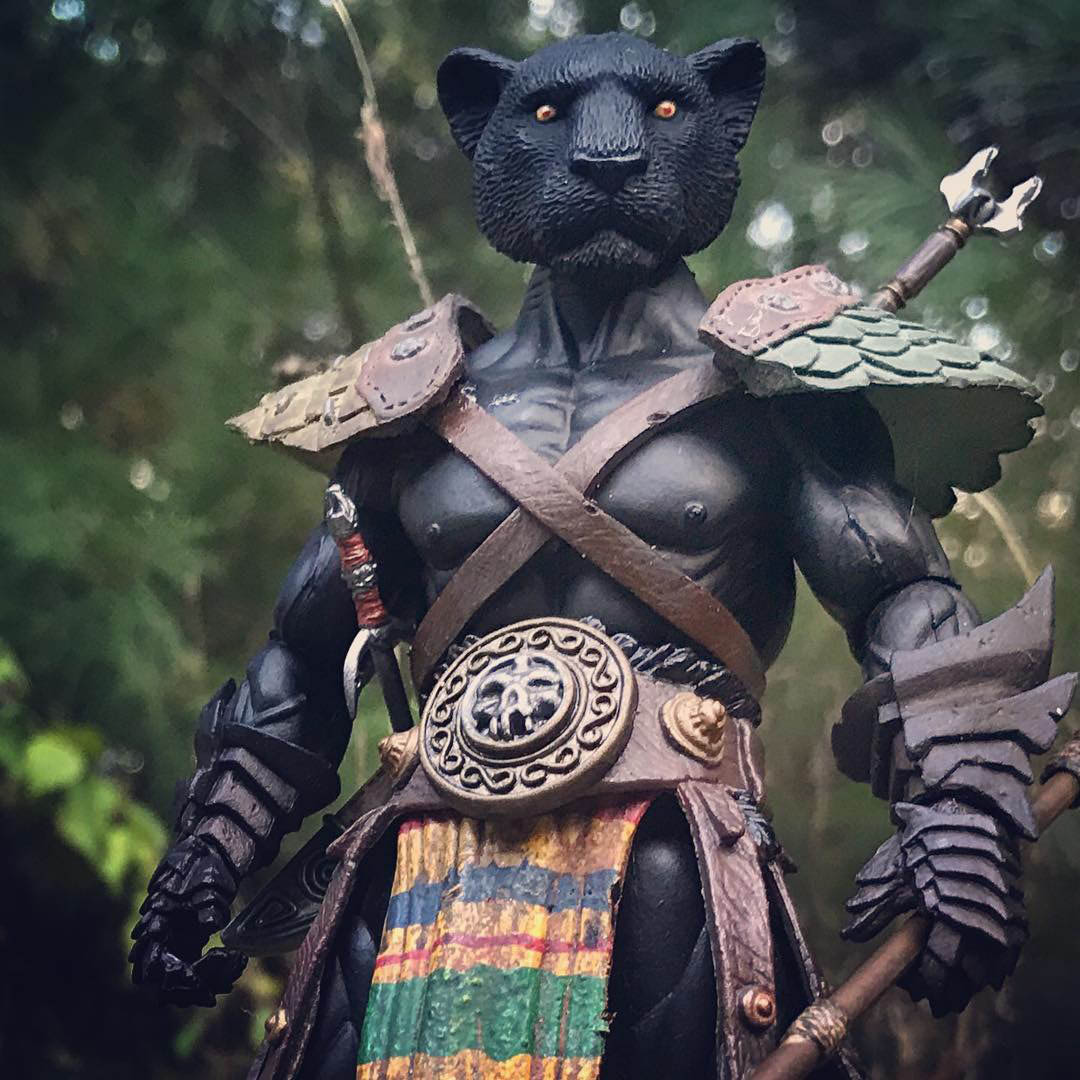 Mythic Legions Black Panther custom