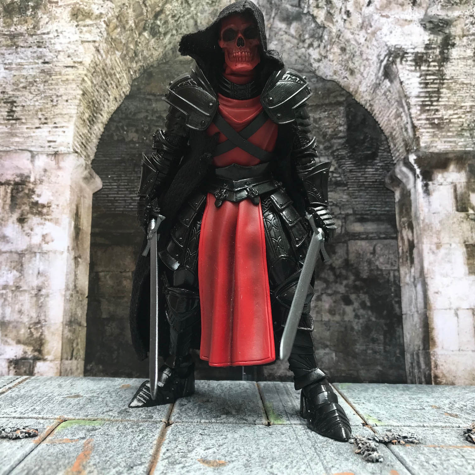Mythic Legions Red Death Skeleton custom