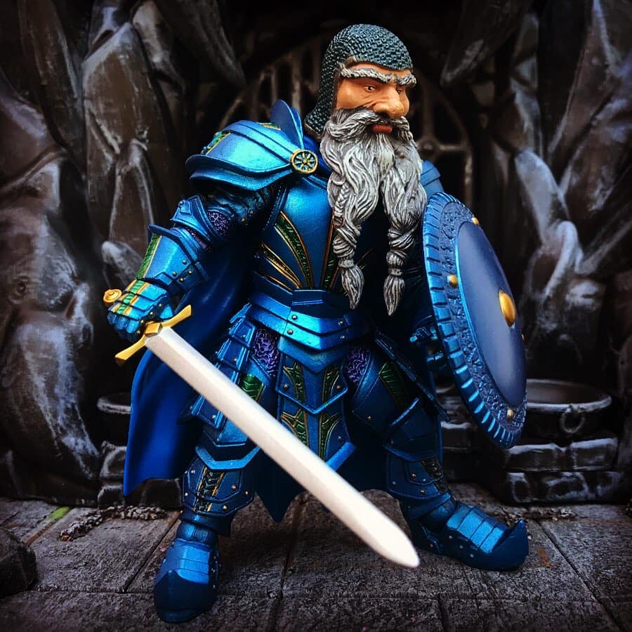 Mythic Legions dwarf knight custom