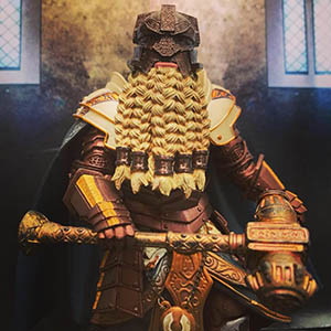 Mythic Legions Dwarven Cleric Leader custom