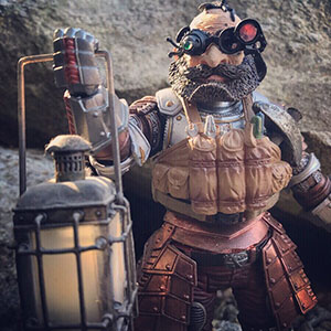 Mythic Legions dwarf miner custom