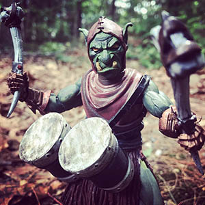 Mythic Legions Orc Drummer custom