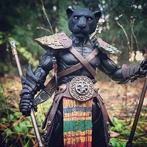 Mythic Legions Black Panther custom